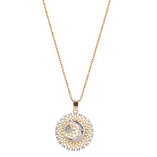 Load image into Gallery viewer, 【Pendant Necklace】Sun Moon Pendant Necklace Stainless Steel Chain Copper Charm Bohemian Elegant Daily Wear for Women Girls