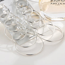 Laden Sie das Bild in den Galerie-Viewer, 12Pairs/6Pairs Simple Punk Hoop Earrings Set Big Circle Earrings Jewelry for Women Girls Ear Hoops Earring Round Oversized