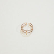 Load image into Gallery viewer, Gold-Plated &amp; Silver Open Ring Set - Double Layer Elegant Minimalist Rings for Women