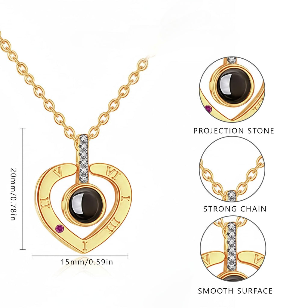 Custom Photo Necklace for Women. Personalized Memorial Jewelry with Picture Inside, Gold/silver Plated. Unique Remembrance, Anniversary, Birthday Gift for Mom, Wife, Girlfriend