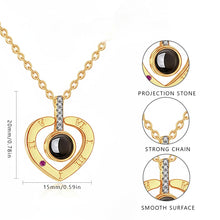 Load image into Gallery viewer, Custom Photo Necklace for Women. Personalized Memorial Jewelry with Picture Inside, Gold/silver Plated. Unique Remembrance, Anniversary, Birthday Gift for Mom, Wife, Girlfriend