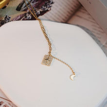 Load image into Gallery viewer, 【Pendant Necklace】 Copper Star &amp; Moon Pendant Necklace with Elegant Accent Jewelry for Women