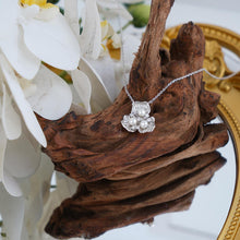 Load image into Gallery viewer, 【Jewelry Set】Silver-Made Floral with Natural Freshwater Pearl Jewelry Set, Necklace, Earrings, Ring, Delicate Elegant Jewelry Set for Women