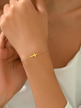 Charger l&#39;image dans la galerie, 1pc Minimalistic Cross Pendant Bracelet, Suitable For Women&#39;s Daily, Date, And Party Wear