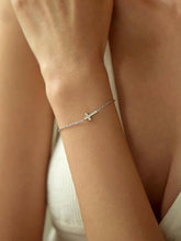 Charger l&#39;image dans la galerie, 1pc Minimalistic Cross Pendant Bracelet, Suitable For Women&#39;s Daily, Date, And Party Wear