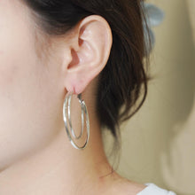 Cargar imagen en el visor de la galería, Subang Gelung, Perak, Aloi Bertekstur, Gaya Harian Bergaya, Penting untuk Wanita Bohemian Earrings