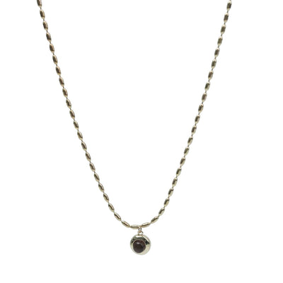 Elegant Pendant Necklace with Minimalist Barrel Chain Design, Versatile & Safe Jewelly for Women