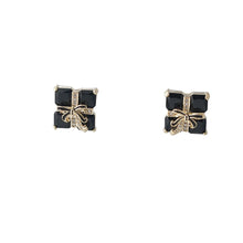 Load image into Gallery viewer, 【Stud Earrings】Black/Red Gift - Box &amp; Bow Earrings, Elegant &amp; Playful, Ideal for Women Loving Party Glam