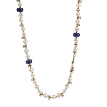 Load image into Gallery viewer, 【Necklace&amp;Bracelet】Elegant Retro Necklace/Bracelet with Pearl&amp;Lapis Lazuli for Women,Ideal for Daily Wear and Gifting
