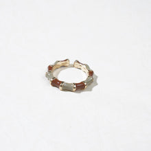 Laden Sie das Bild in den Galerie-Viewer, Cincin Terbuka Tangkai Buluh, Barang Kemas Enamel Aloi, Estetika Oriental, Reka Bentuk Unik, Untuk Pencinta Fesyen Jewelry Rings stainless  steel  ring