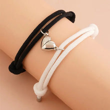 Laden Sie das Bild in den Galerie-Viewer, 2PC Couple Fashion Trend Simple Love Magnetic Bracelet Date Travel Banquet Party Holiday Dressing Gifts