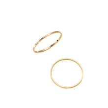 Load image into Gallery viewer, 2Pcs Classic Simple Dainty Smooth Woman Thin Ring Top Quality Jewelry for Women Girls Fashion Wedding Party Jewelry Gif