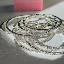 Charger l&#39;image dans la galerie, 3-Pair Simple Water Drills Exaggerated Large, Medium, And Small Earrings