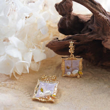 Load image into Gallery viewer, 【Drop Earrings】Purple French Court Style Earrings with Pearl Decorated, Romantic &amp; Elegant for Women