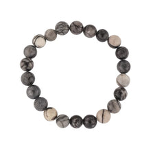 Load image into Gallery viewer, Halloween Beaded Bracelet, Natural Stone Beads in Halloween Charm, Elastic String for Easy Wear, Unisex Spooky Holiday Jewelry Gift for Adults &amp; Kids