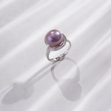 Load image into Gallery viewer, 【Ring】Purple Natural Freshwater Pearl Ring, Office-Style Elegant Accessories, Designed Exclusively for Women