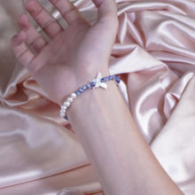 Load image into Gallery viewer, Ocean Hues Pearl &amp; Butterfly Bracelet for Women - Adjustable Sea Zen Energy Charm