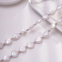 Load image into Gallery viewer, 【Pendant Necklace】Silver Freshwater Pearl Chain Necklace Minimalist Elegant Jewelry for Women