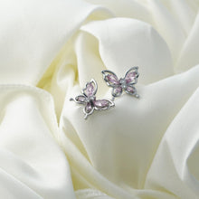 Load image into Gallery viewer, 【Stud Earrings】Pink Zircon Butterfly Earrings, Dainty &amp; Romantic, Perfect for Women Loving Sweet Styles