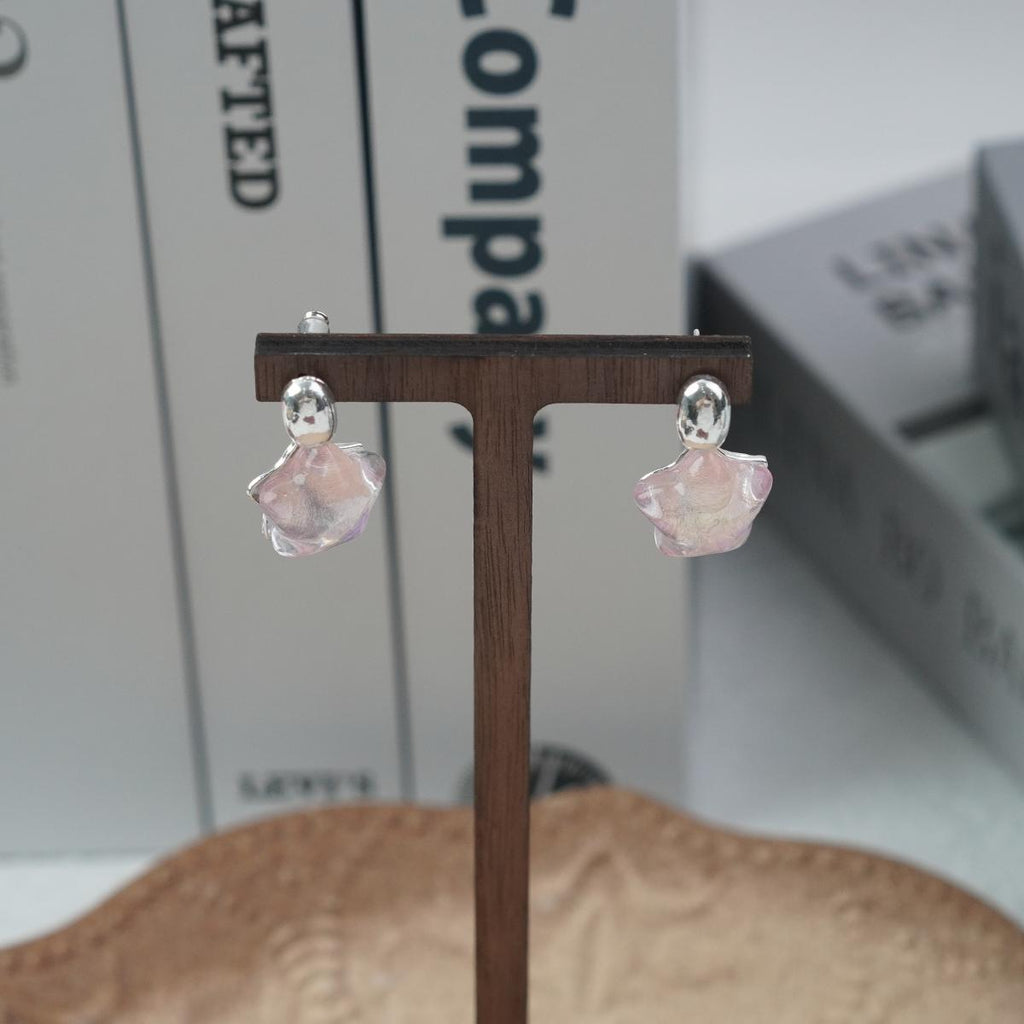 【Drop Earrings】Iridescent Resin Star Earrings, Sweet & Dreamy, Perfect for Girls Seeking Cute Styles