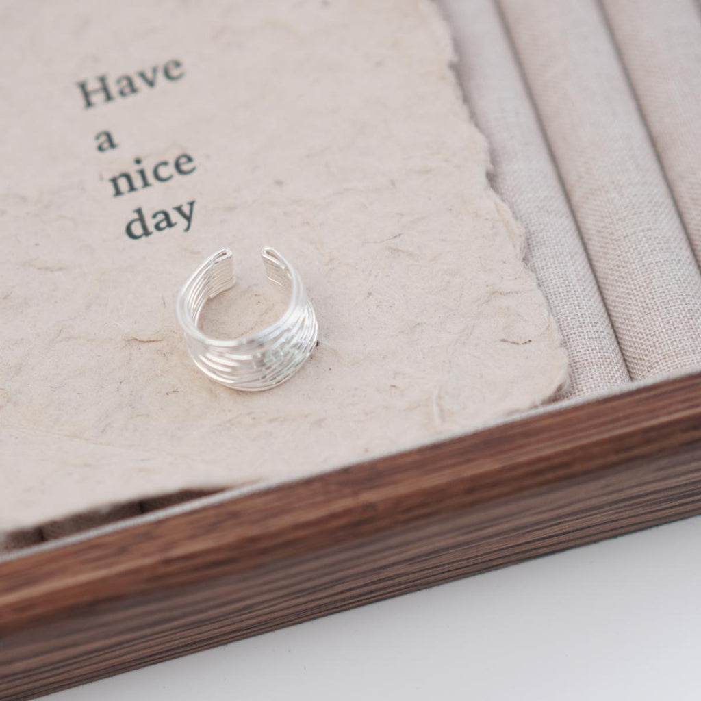 【Open Ring】Gold/Silver Plated Copper Multi Layer Wrap Ring, Edgy Modern Style, Trendy Statement for Ladies