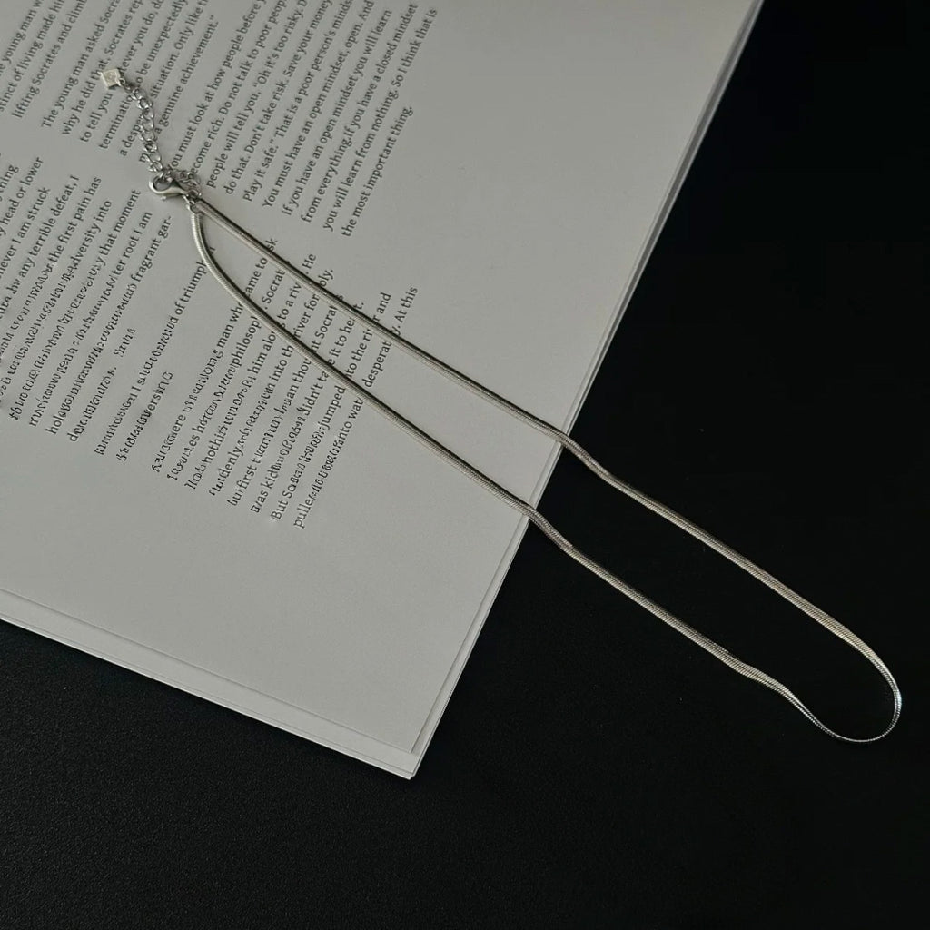 【Snake Chain Necklace】Classic Alloy Chain, Stylish & Versatile, Perfect for Daily & Fashion Lovers