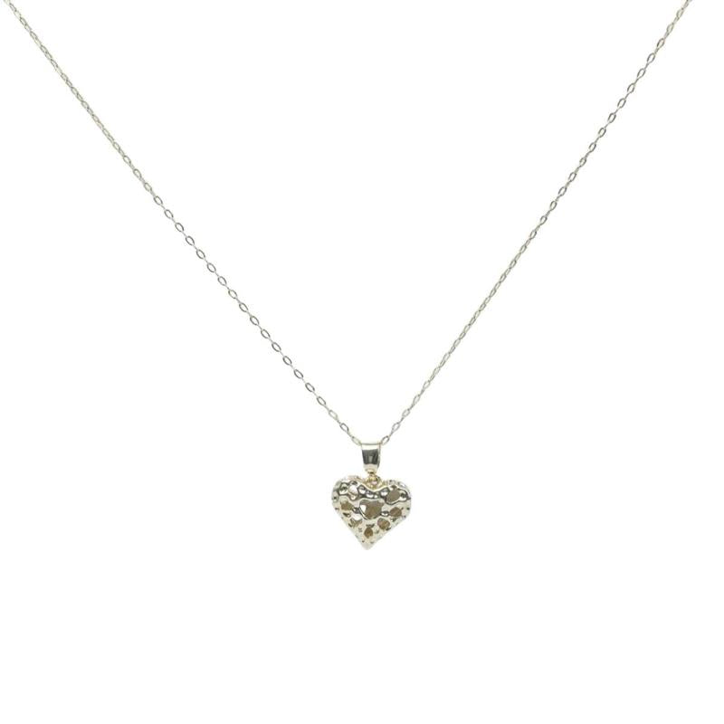 【Pendant Necklace】  Gold-Plated Heart Pendant Necklace, Delicate Chain Jewelry for Women