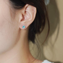 Load image into Gallery viewer, 【Stud Earrings】Alloy Zirconia Multi-Color Minimalist Stud Earrings Elegant Sparkle for Women