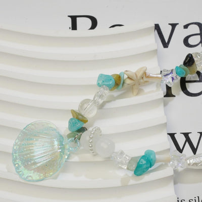 【Beaded Necklace】Romantic Casual Seashell & Starfish Pendant Necklace, Perfect for Summer Beach & Daily Wear