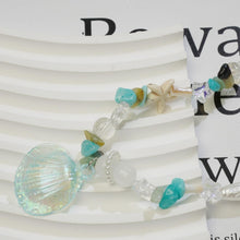 Laden Sie das Bild in den Galerie-Viewer, Kalung Manik, Gaya Kasual Romantik, Loket Kerang dan Tapak sulaiman, Sesuai untuk Pantai Musim Panas dan Pakaian Harian, Kalung Jewelry Necklaces