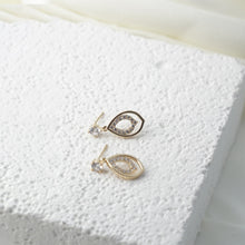 Load image into Gallery viewer, 【Drop Earrings】Asymmetric Waterdrop Zircon Earrings, Elegant &amp; Sparkly, Ideal for Women Loving Delicate Details