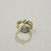 Charger l&#39;image dans la galerie, Cincin Terbuka Zirkon, Rekaan Berpintal, Barang Kemas Fesyen Bergaya dan Boleh Laras, Untuk Wanita Fesyen Perak Putih stainless steel ring