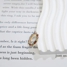 Laden Sie das Bild in den Galerie-Viewer, Cincin Terbuka Tangkai Buluh, Barang Kemas Enamel Aloi, Estetika Oriental, Reka Bentuk Unik, Untuk Pencinta Fesyen Jewelry Rings stainless  steel  ring