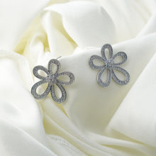 Load image into Gallery viewer, 【Stud Earrings】Zircon Inlaid Hollow Flower Earrings, Romantic &amp; Fresh, Ideal for Women Loving Sweet Styles