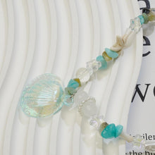 Laden Sie das Bild in den Galerie-Viewer, Kalung Manik, Gaya Kasual Romantik, Loket Kerang dan Tapak sulaiman, Sesuai untuk Pantai Musim Panas dan Pakaian Harian, Kalung Jewelry Necklaces