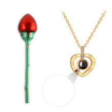 Load image into Gallery viewer, Custom Photo Necklace for Women. Personalized Memorial Jewelry with Picture Inside, Gold/silver Plated. Unique Remembrance, Anniversary, Birthday Gift for Mom, Wife, Girlfriend