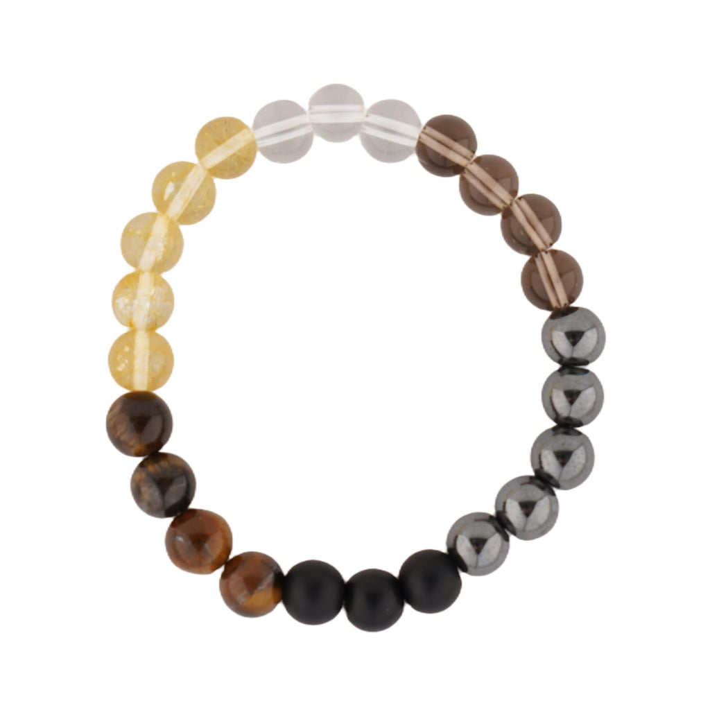 Natural Stone Healing Bracelet Set for Women & Men, Chakra Anxiety Relief Beaded Bracelets, Turquoise Gemstone Elastic Stretch Bracelet for Yoga Meditation, Unisex Spiritual Jewelry Gift