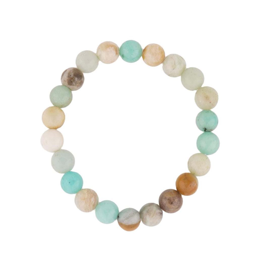 Natural Stone Healing Bracelet Set for Women & Men, Chakra Anxiety Relief Beaded Bracelets, Turquoise Gemstone Elastic Stretch Bracelet for Yoga Meditation, Unisex Spiritual Jewelry Gift