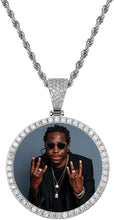 Charger l&#39;image dans la galerie, YOSZO Necklace with Picture Inside 18K Gold Plated Custom Picture Necklace Personalized Photo Necklace Memory Gifts for Men