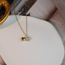 Load image into Gallery viewer, Copper Chain with Shell and Zircon Pendant Necklace, Women Fashion Necklace, Versatile Gift for Birthday, Lover
