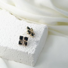 Load image into Gallery viewer, 【Stud Earrings】Black/Red Gift - Box &amp; Bow Earrings, Elegant &amp; Playful, Ideal for Women Loving Party Glam