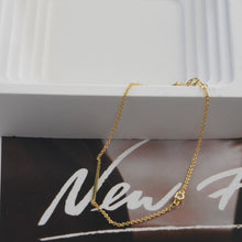 Load image into Gallery viewer, 【 Bracelet】Alloy Gold Plated Bracelet with Dainty Zircon, Delicate Daily Jewelry for Fashion Lovers