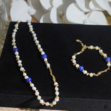 Load image into Gallery viewer, 【Necklace&amp;Bracelet】Elegant Retro Necklace/Bracelet with Pearl&amp;Lapis Lazuli for Women,Ideal for Daily Wear and Gifting