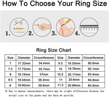 Laden Sie das Bild in den Galerie-Viewer, YOSZO 18k Gold Plated Hip Hop Iced Out Square Bling Ring Cubic Zirconia Statement Wedding Band Ring for Women Men
