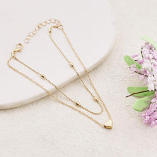 Charger l&#39;image dans la galerie, Gold Ankle Bracelets for Women Waterproof,14K Gold Anklets Layered Cuban Link Herringbone Paperclip Chain Anklet Bracelets Heart Infinity Butterfly Snake Anklet Summer Beach Jewelry