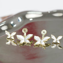 Load image into Gallery viewer, 【Stud Earring】White Butterfly Floral Earrings Lightweight Elegant Jewelry for Everyday Wear