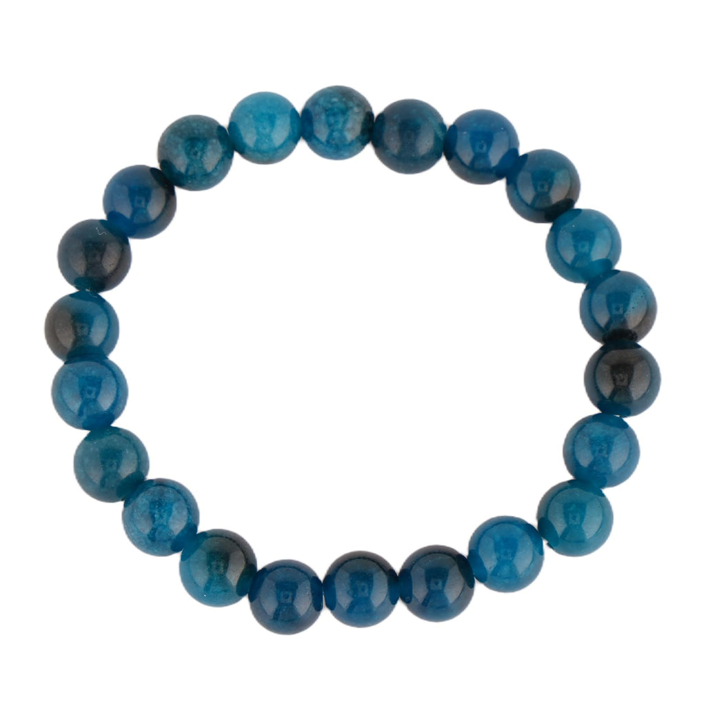 Natural Stone Healing Bracelet Set for Women & Men, Chakra Anxiety Relief Beaded Bracelets, Turquoise Gemstone Elastic Stretch Bracelet for Yoga Meditation, Unisex Spiritual Jewelry Gift