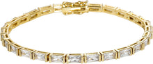 Cargar imagen en el visor de la galería, YOSZO Gold Tennis Bracelet Men Silver Bracelet for Women 1Row 3/4/5/6mm Iced out Cubic Zirconia 14K Gold Plated Gold Jewelry Minimalistic Accessory