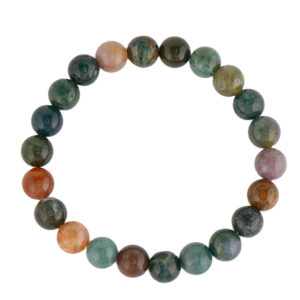 Natural Stone Healing Bracelet Set for Women & Men, Chakra Anxiety Relief Beaded Bracelets, Turquoise Gemstone Elastic Stretch Bracelet for Yoga Meditation, Unisex Spiritual Jewelry Gift