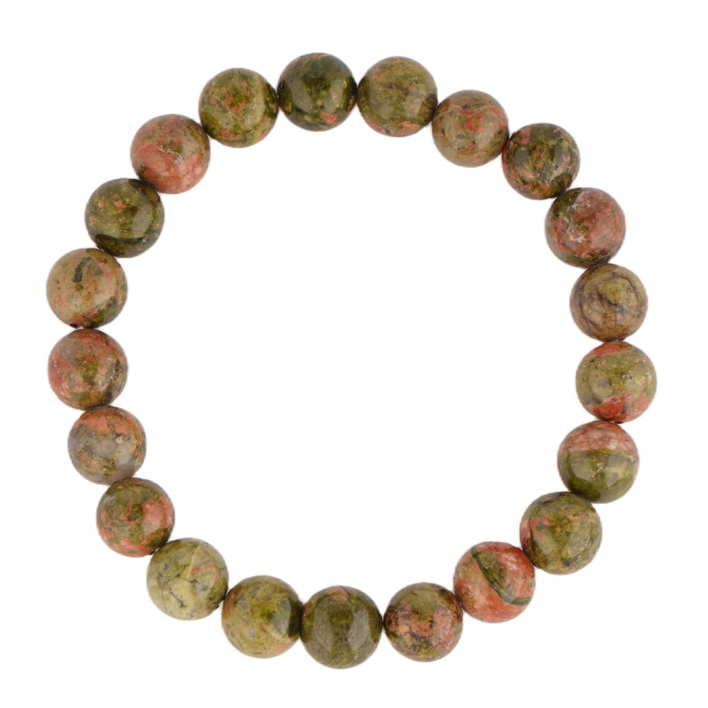 Natural Stone Healing Bracelet Set for Women & Men, Chakra Anxiety Relief Beaded Bracelets, Turquoise Gemstone Elastic Stretch Bracelet for Yoga Meditation, Unisex Spiritual Jewelry Gift